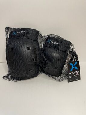 NWT HOVER-1 Black Protective Knee. Elbow & Wrist Pads Set
